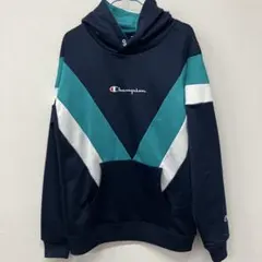 champion チャンピョン　パーカー　ネイビー　XL さ1