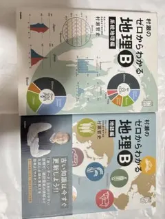 書き込み無し◇村瀬のゼロからわかる地理B 地誌編/系統地理編 - メルカリ
