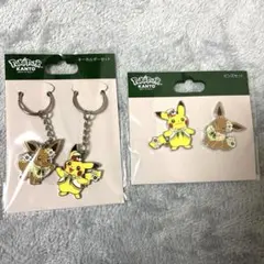 ポケパークカントー限定 ピンバッジ ピンズ ピカチュウ イーブイ