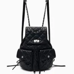 DOUBLE POCKET QUILTING MINI BACKPACK IN - メルカリ