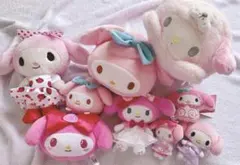 マイメロディ ぬいぐるみ マスコット 6点セット - メルカリ