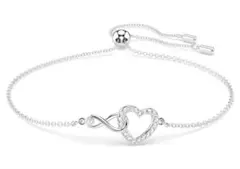 スワロフスキー Infinity インフィニティ ブレスレット ハート