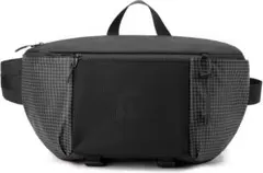 ボディバッグ 大容量 撥水 軽量 肩掛 斜め ワンショルダーバッグ 黒