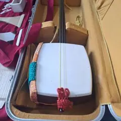中棹 三味線 民謡 地唄 和楽器 ハードケース付 - メルカリ