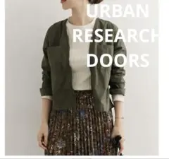 URBAN RESEARCH DOORS コンパクトトップブルゾン オリーブ