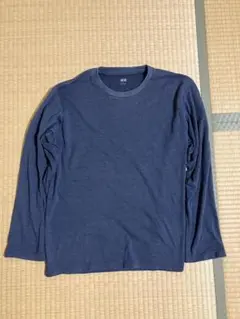 UNIQLO ネイビー 長袖Tシャツ L