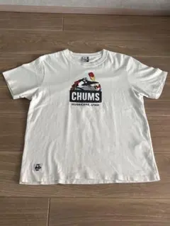 CHUMS チャムス Tシャツ ハリケーングラフィック Lサイズ　白Tのサムネイル
