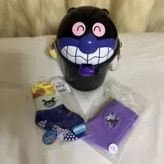 アンパンマン ミュージアム　有料エリア限定靴下バイキンマン＆バイキンマングッズ