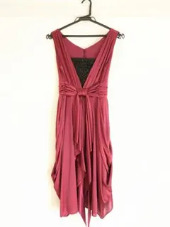 ASHILLアシール　パーティードレス　ワインレッド