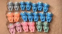 ♡ネイルパーツ♡カウズ6色セット20個