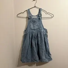 デニムジャンバースカート 100cm