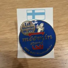 ムーミンスタンド1周年ピンバッジ