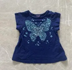 ANNA SUI mini 蝶々プリント Tシャツ　ラメ　美品　アナスイのサムネイル
