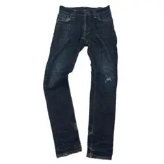 Nudie Jeans ダークブルー ストレートデニム Lサイズ