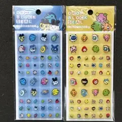 たまごっち タイルシール 2種 DROPBLOCKSEAL