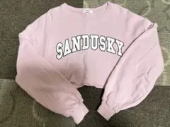 WEGO クロップドスウェット ピンク