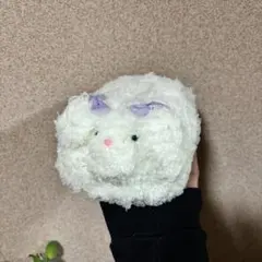 犬型ティッシュボックス ホワイトハンドメイド