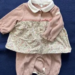 Slap Slip 花柄ロンパース ピンク