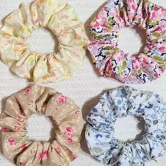 K4個セットシュシュハンドメイド