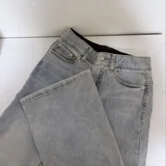 【新品】CHAN ME チャンミ S ストレッチセミフレアデニムパンツのサムネイル