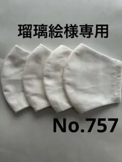 大きめマスク4枚組　No.757