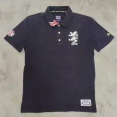 スコッティキャメロン × Admiral ポロシャツ LL ネイビー ペイズリー スコッティキャメロン × Admiral ポロシャツ LL ネイビー ペイズリー