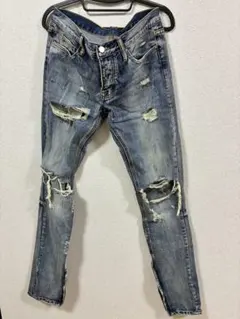 ネメス NEMETH ニーステッチデニムパンツ 立体裁断 S - メルカリ