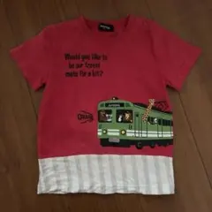 最終値下げ❗️kladskap クレードスコープ Tシャツ 赤　90cmのサムネイル