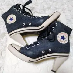 ✩CONVERSE✩コンバース ハイカット ヒールスニーカー 22.5cm