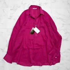 新品未使用タグ付 プラージュ ラミーリヨセル ワイド シャツ ピンク リネン 2026年最新】plage シャツ ピンクの人気アイテム - メルカリ