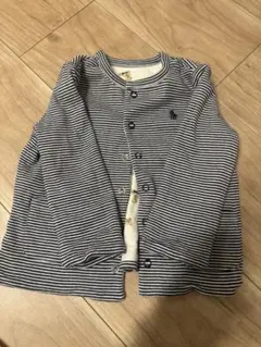 ラルフローレン　ベビーカーディガン　リバーシブル