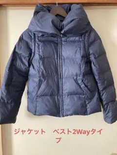 【お値下げ相談】ANNA LUNA ダウンジャケット- ベスト2way ネイビー