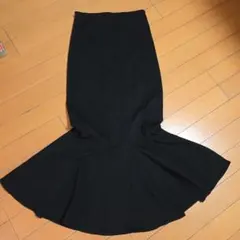 ガムストレッチマーメイドスカート M ブラック ROYAL PARTY　黒