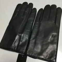 未使用 天然皮革 レザーグローブ 本革 手袋 羊革 24cm