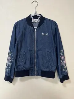 刺繍入りデニムジャケット