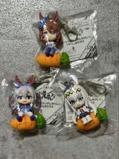 ③ ウマ娘 シンデレラグレイ プチッとのりマス 全3種セット