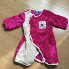 Champion フリースロンパース ピンク