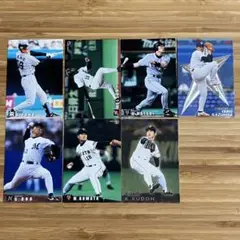 カルビー　プロ野球チップス　カード　7枚