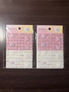 セリア　タイルシール　キラキラアニマル