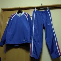 90s ビンテージ adidas アディダス セットアップ ナイロン ジャージ