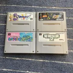 スーパーファミコン　4ソフトまとめ　 バラ売り可