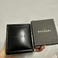 BVLGARI ブラックレザーリングボックス 箱