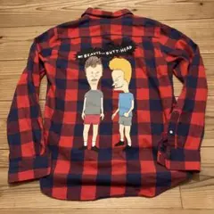 (訳あり)BEAVIS AND BUTT-HEAD 長袖シャツsize L