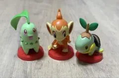 ポケモン チョコエッグ チコリータ ヒコザル ナエトル3体セット