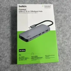 Belkin Connect USB-C イーサネット ハブ 6-in-1のサムネイル