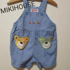 オールド ミキハウス ★ クマ ポケット オーバーオール 80 ★ 日本製