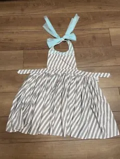 MARLMARL キッズエプロン ストライプデザイン