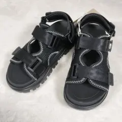 新品✨　COEL × SHAKA コエル23cm 2WAY サンダル 黒のサムネイル