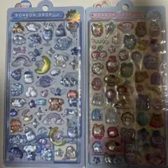 正規品 ボンボンドロップシール2枚セット くま うさぎ