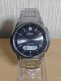 CASIO WVA-M630 アナデジ 電波ソーラー 稼働品